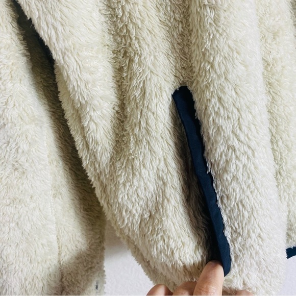 ZYIA Active Teddy 1/4 Zip Pocket Jacket Cream Size:XS - Picture 4 of 9